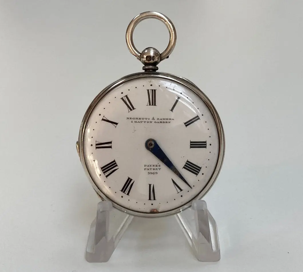 Mid Victorian Silver Cased Paynes Patent Pedometer Retailed By Negretti & Zambra 1