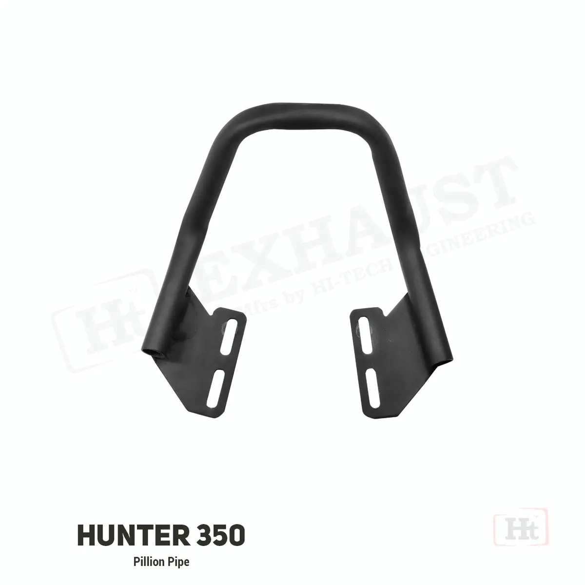 Pillion Pipe For Hunter 350 – Black Matt – Sb 654 / Ht Exhaust 1