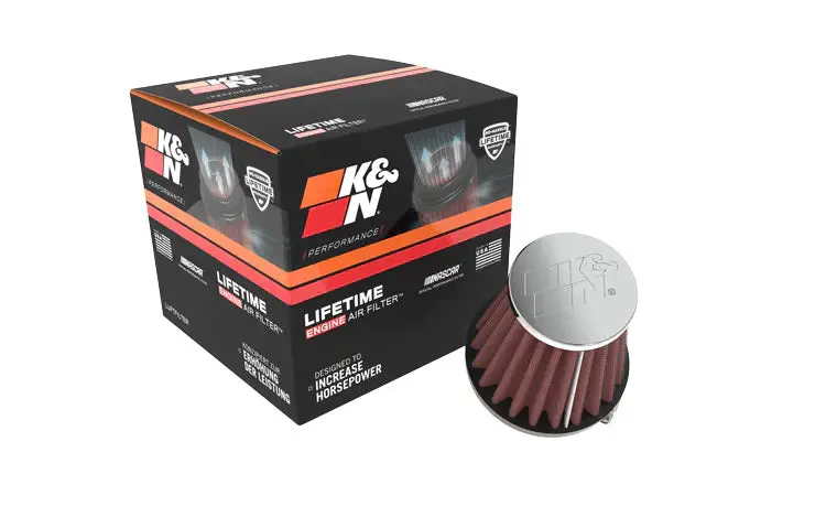 K&N Rc-1060 Universal Clamp-On Performance Air Filter 1