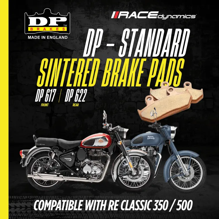Dp Sintered Brake Pads For Royal Enfield Classic 350/500  - Standard 3