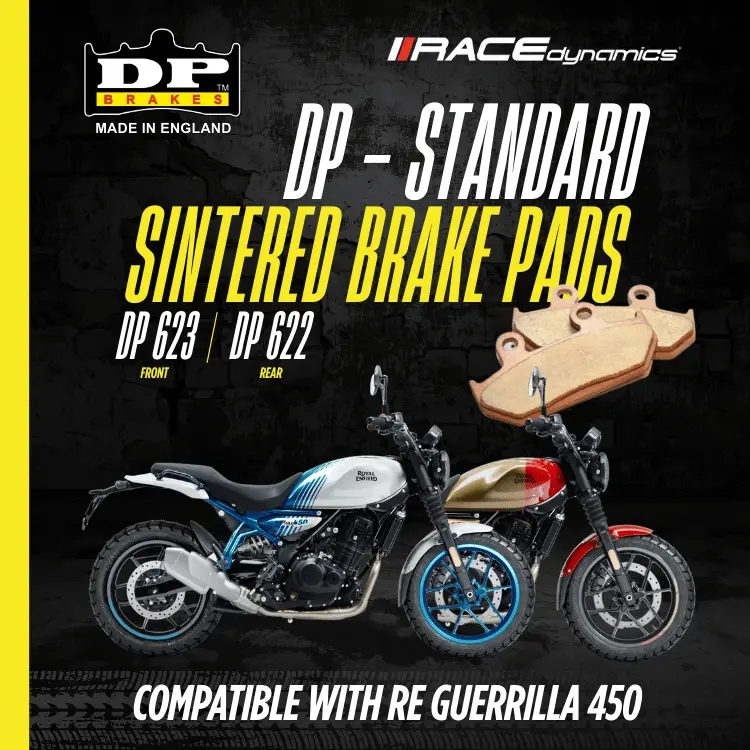 Dp Sintered Brake Pads For Royal Enfield Guerrilla  450 - Standard 3