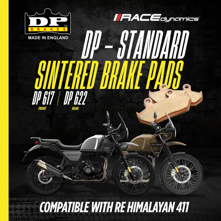 Dp Sintered Brake Pads For Royal Enfield Himalayan 411 - Standard 3