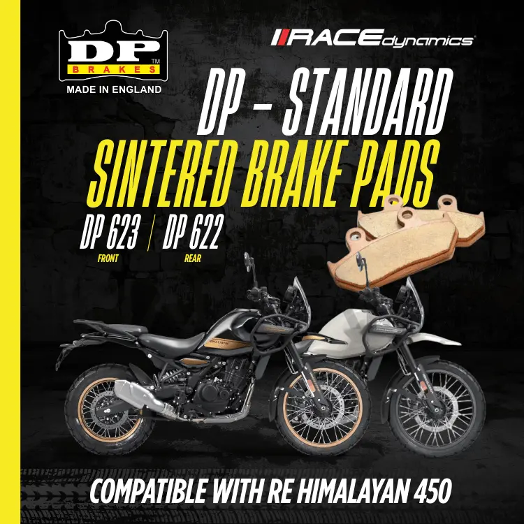 Dp Sintered Brake Pads For Royal Enfield Himalayan 450 - Standard 3