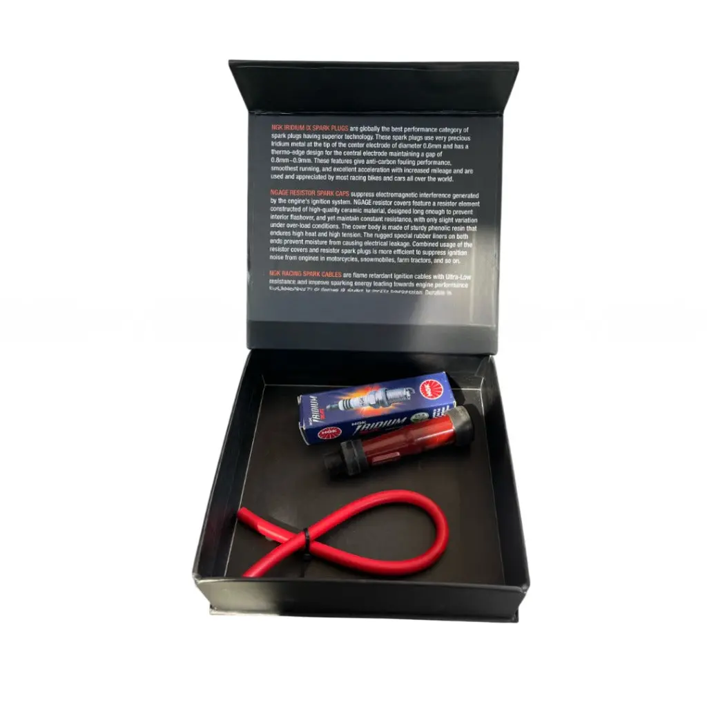 Re Himalayan/Guerrilla 450 | High Performance | Spark Plug Cable Kit | Resistor Spark Caps 1