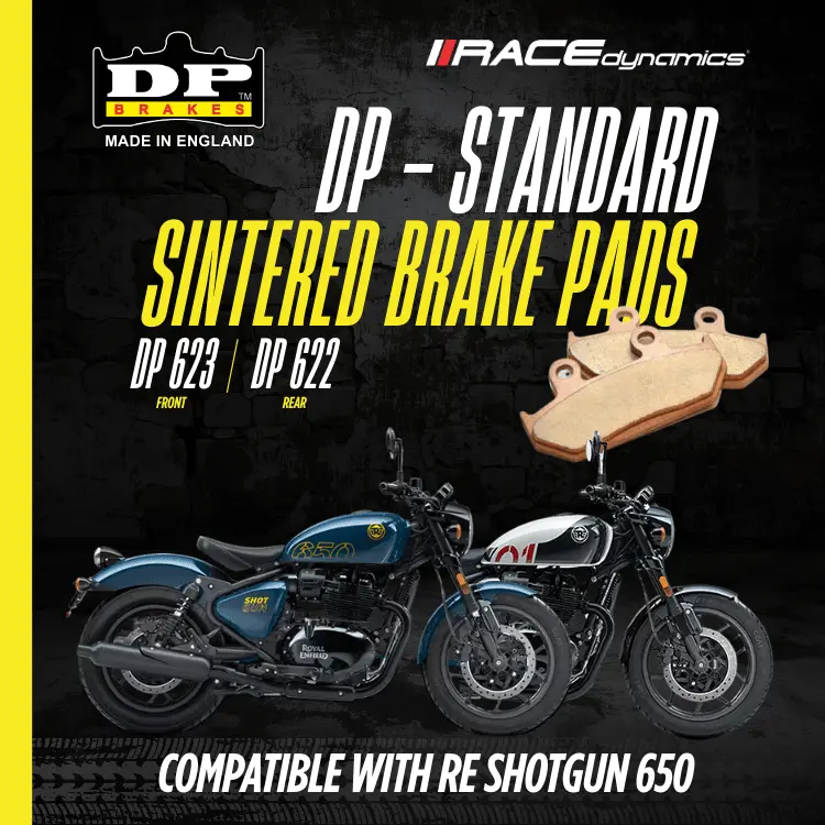 Dp Sintered Brake Pads For Royal Enfield Shotgun 650 - Standard 3
