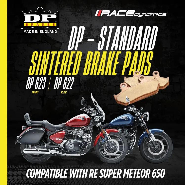 Dp Sintered Brake Pads For Royal Enfield Super Meteor 650 - Standard 3
