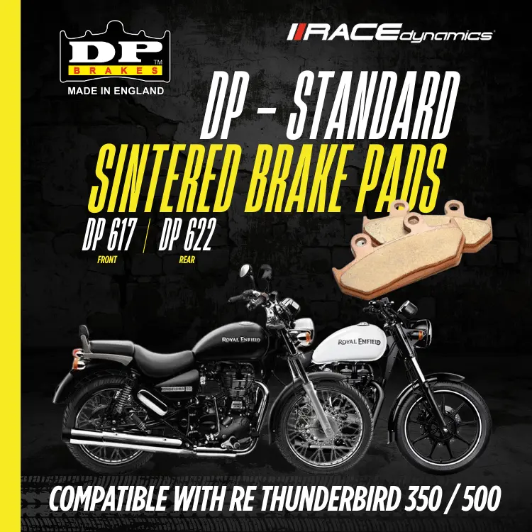 Dp Sintered Brake Pads For Royal Enfield Thunderbird 350/500 - Standard 3