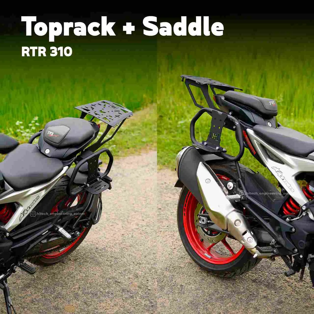 Apache Rtr 310 Toprack With Saddle Stay / Ht Exhaust 1