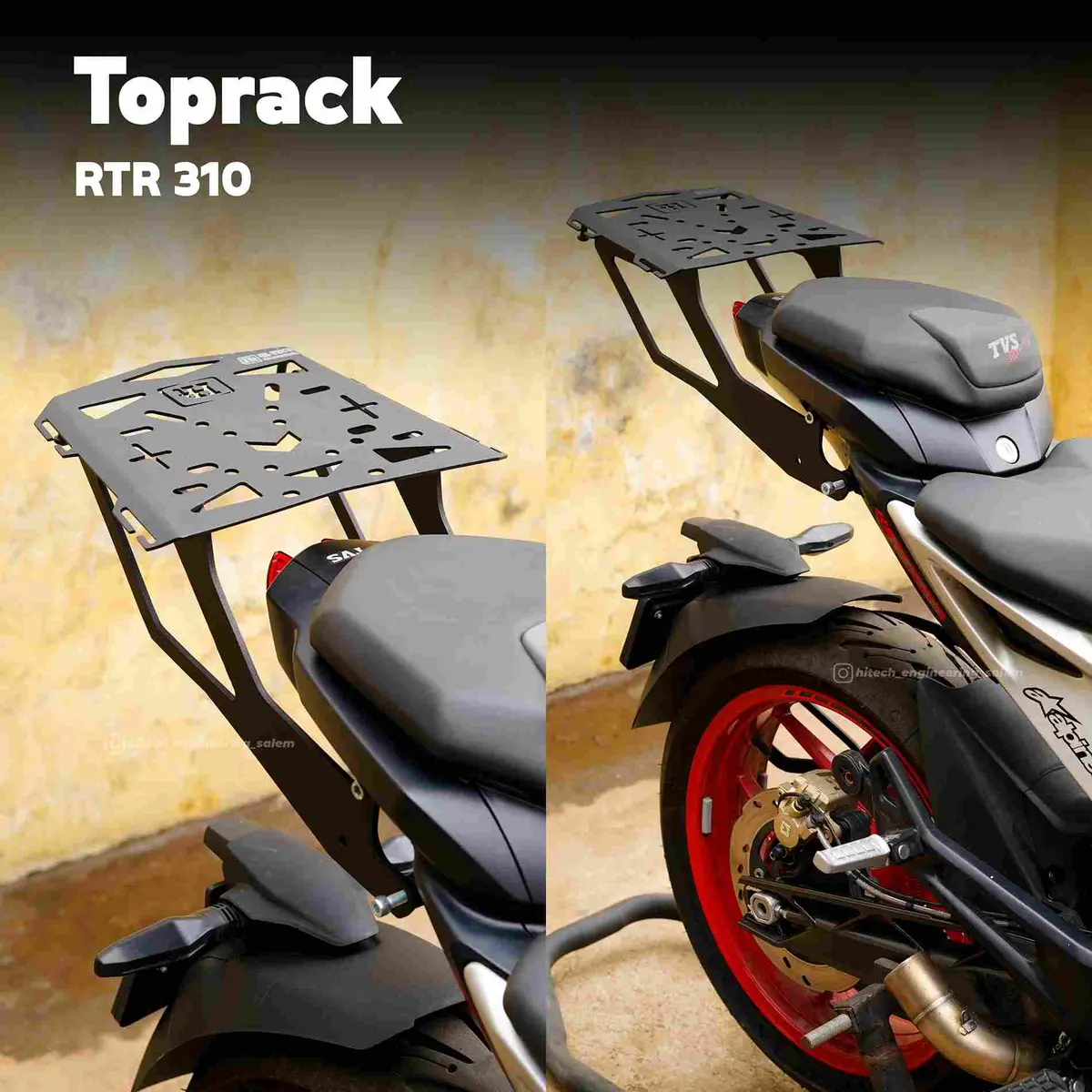 Apache Rtr 310 Top Rack / Ht Exhaust 1