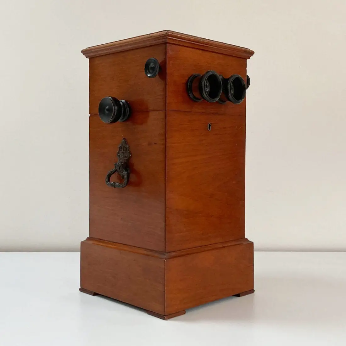 Victorian Tabletop Revolving Stereoscope By A. Mattey Of Paris 1