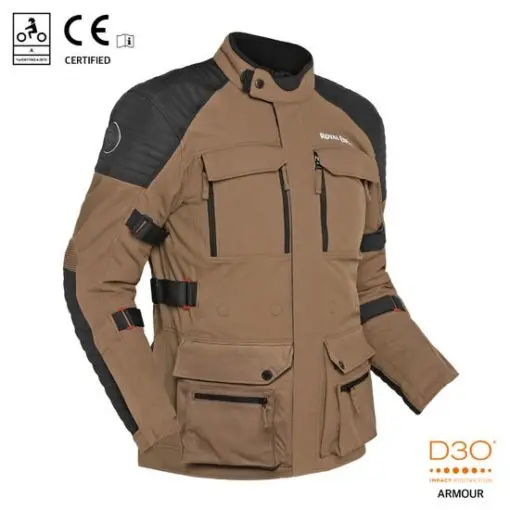 Royal Enfield Nirvik Brown Riding Jacket 1