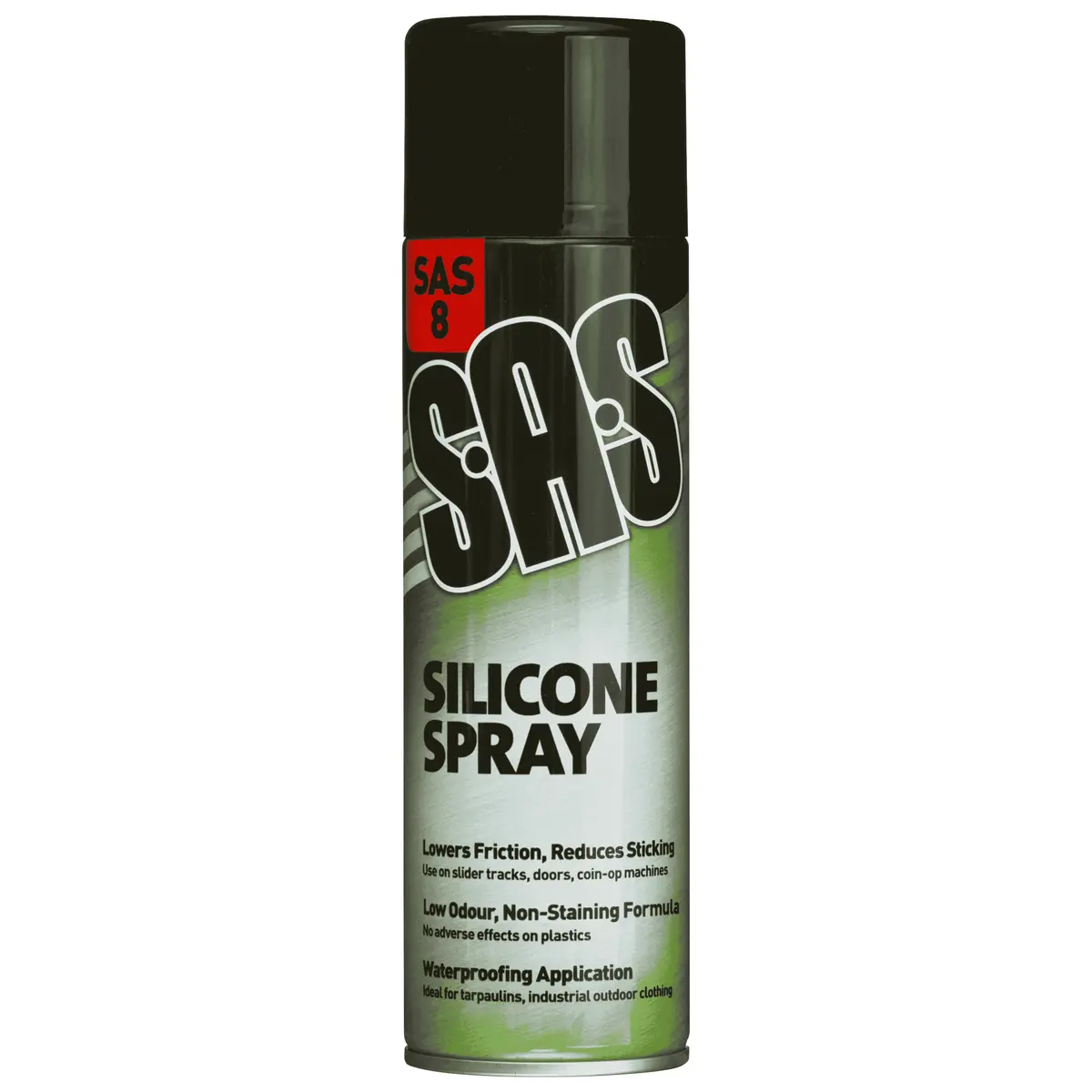 Sas8 Silicone Spray Aerosol 500Ml. Pack Of 6. 1