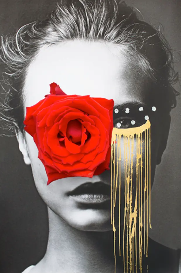 Golden Eye Red Rose 1