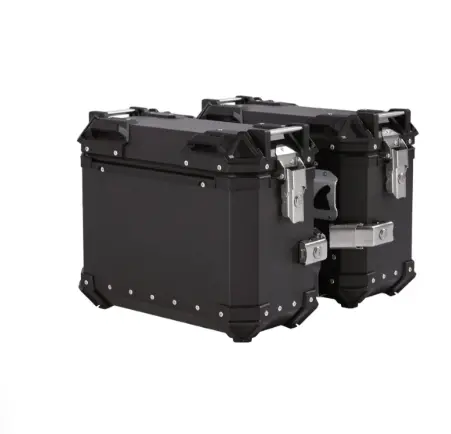 Lgp Aluminium Touring Panniers 38L - Set Of 2 - Black 1