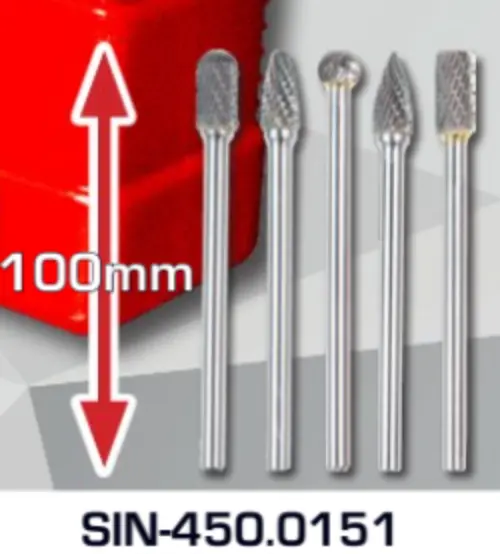 Xl Tungsten Carbide Burr 6Mm Shank Qty 5Piece Set 1