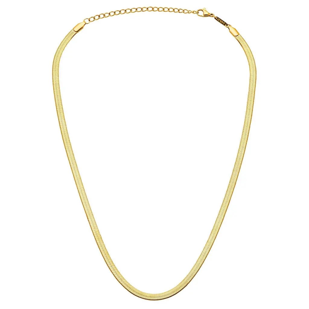 Snake Necklace Gold Plated - Gold Plated 1