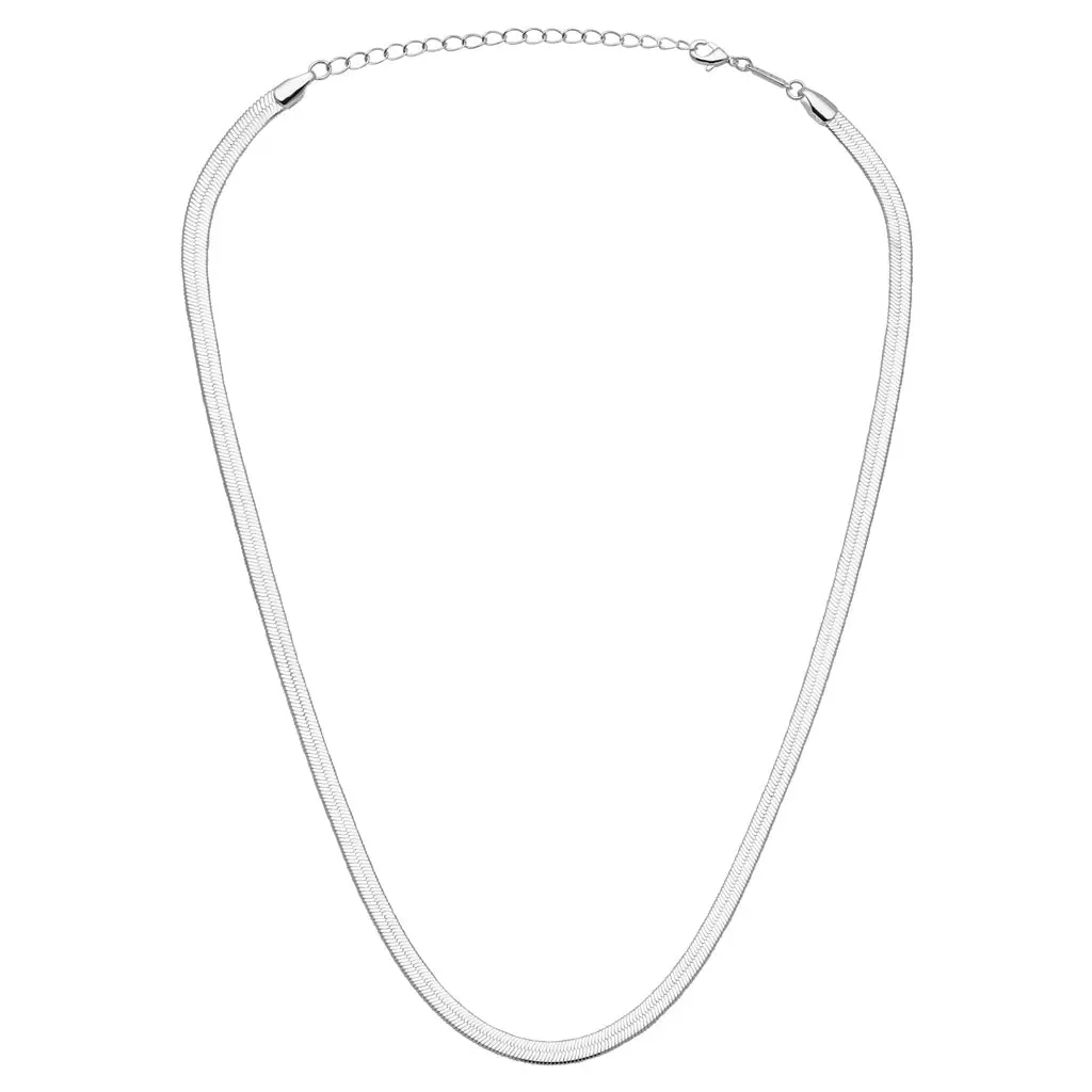 Snake Necklace Silver Plated - Silver Plated 1