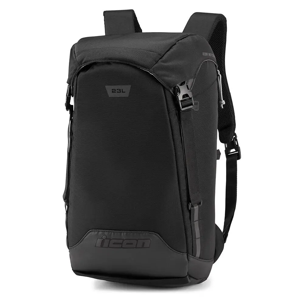Icon Squad 4 Motorcycle Backpack 23 Liters Black Part #3517-0457 1