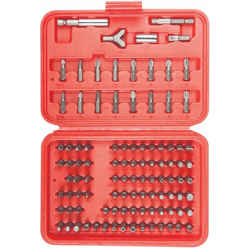Trident Screwdriver Bit Set 100 Piece Set T264100 1