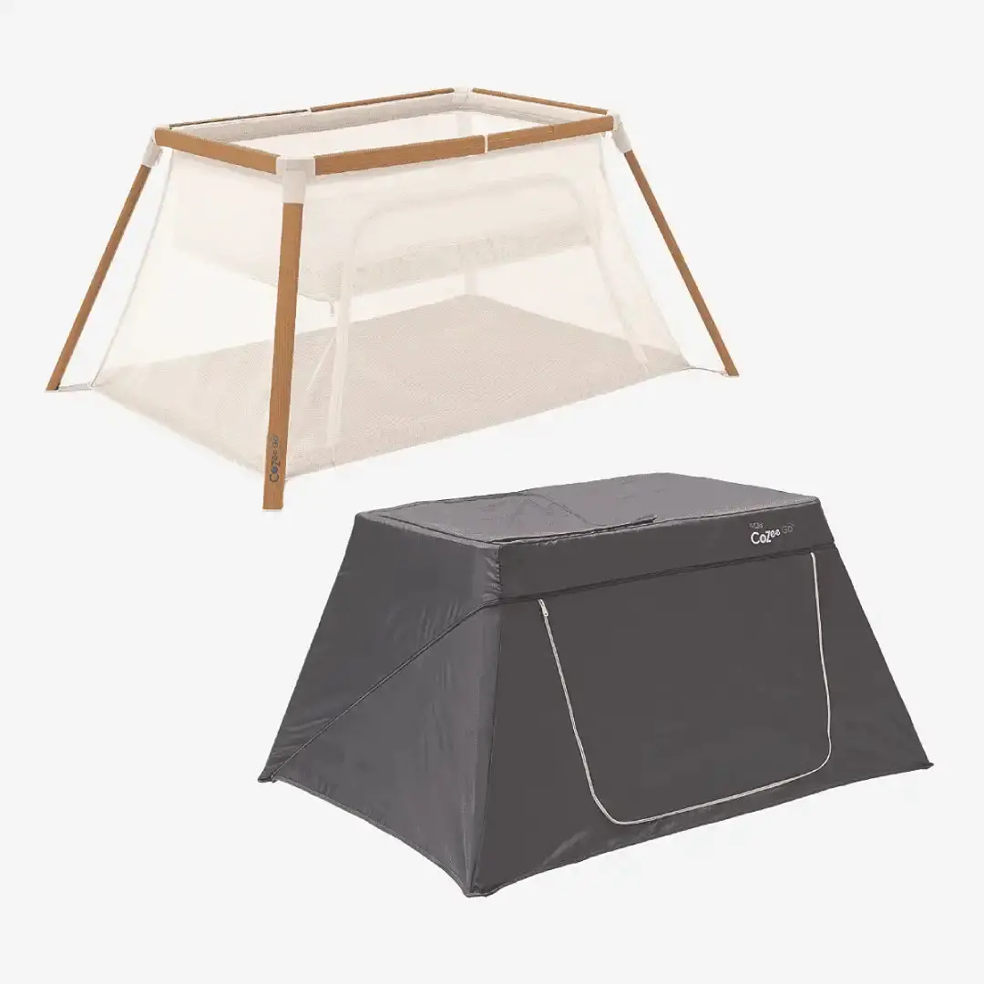 Tutti Bambini Cozee Go Day & Night Bundle - Scandinavian Walnut/Ecru 1