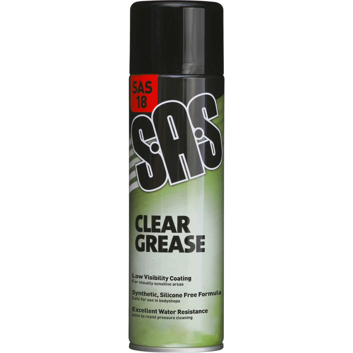 Sas18 Clear Grease Aerosol 500Ml. Pack Of 6 1
