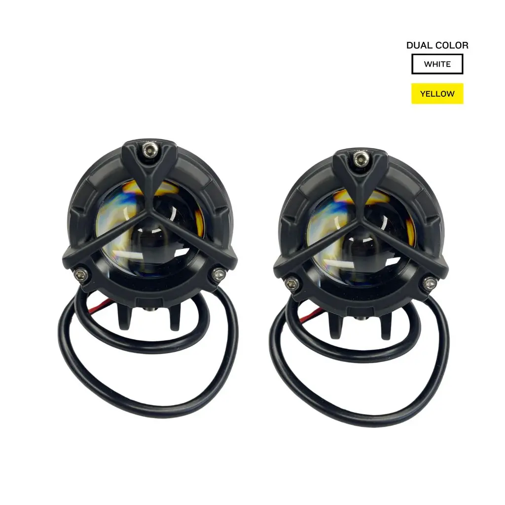 Hjg Helicopter Dual Fog Lamp (White/Yellow) 1