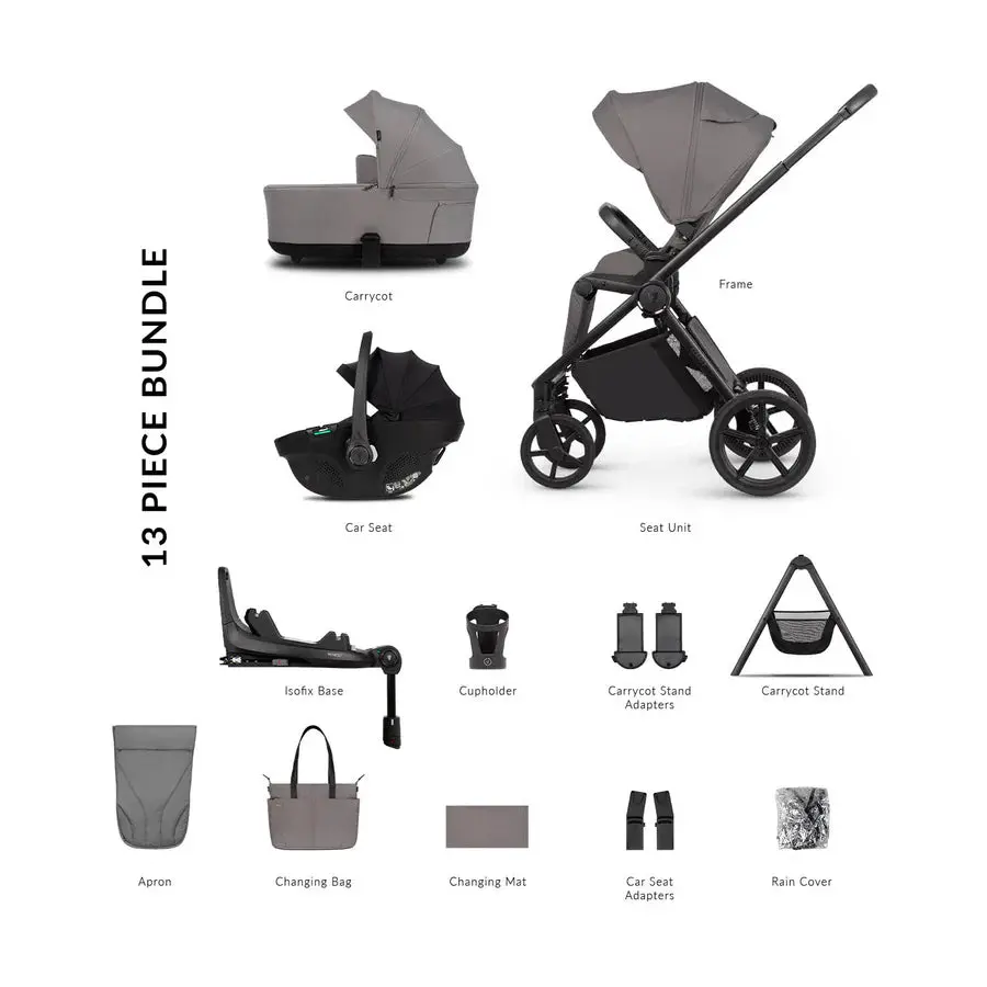Venicci Claro 2 - 4In1 Plus Tiago Bundle - Fog 1