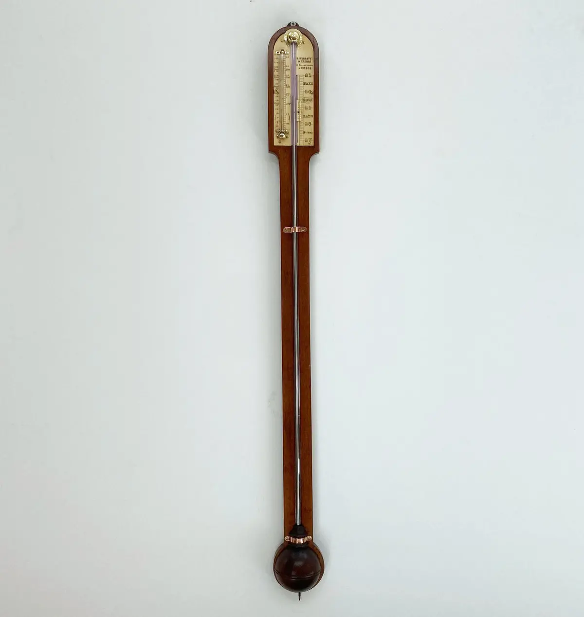 Very Early Stick Barometer By Negretti & Zambra London 1
