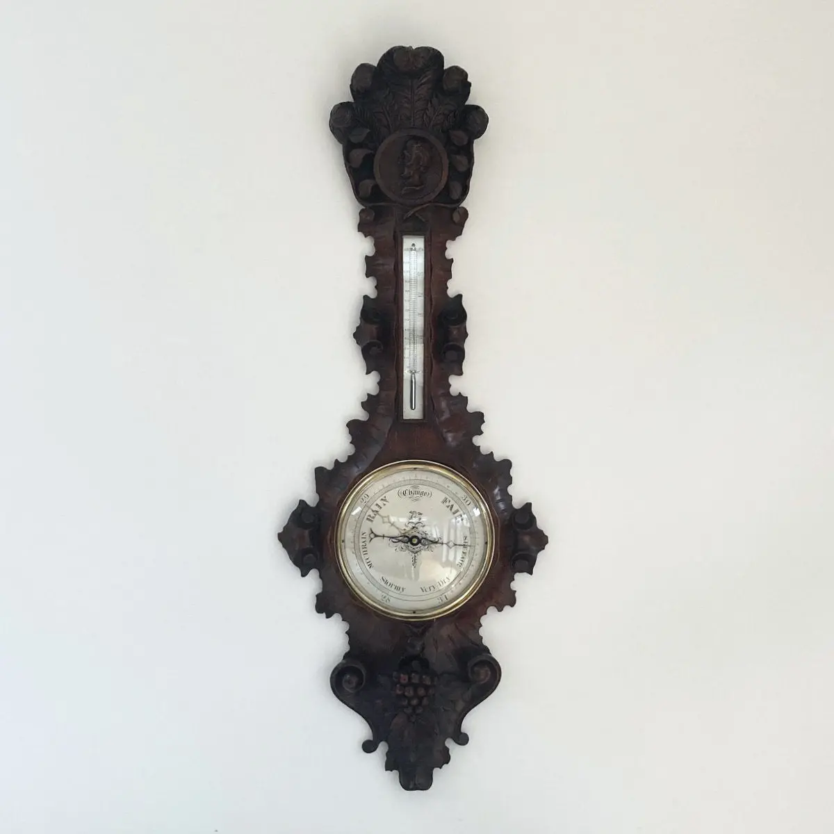 Victorian Wheel Barometer Commemorating The Life Of The Duke Of Wellington 1