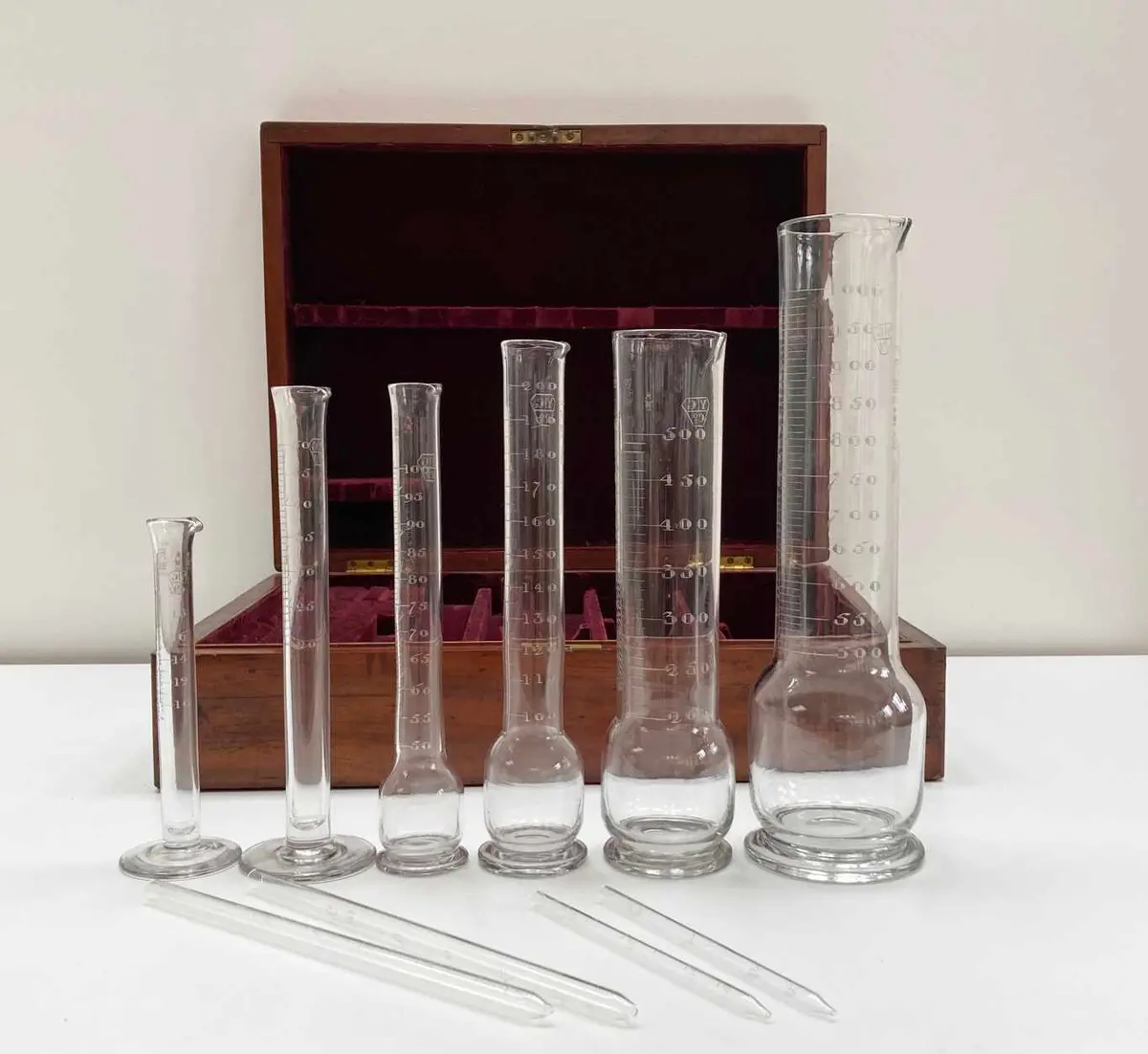 Victorian Set Of London County Glass Measures By The York Glass Co Ltd 1