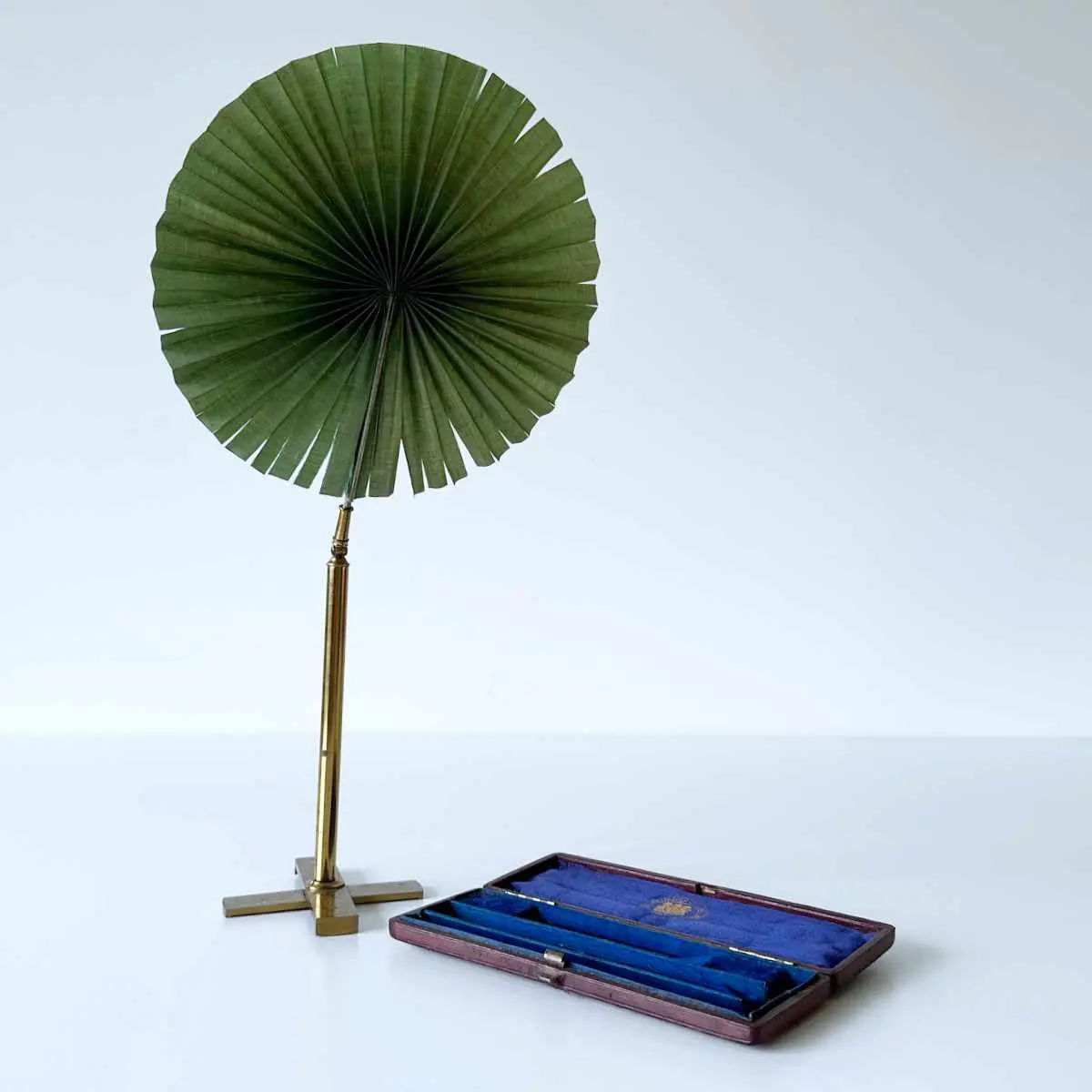 Victorian Microscopy Candlelight Shade In Original Case By M Pillischer Of London 1