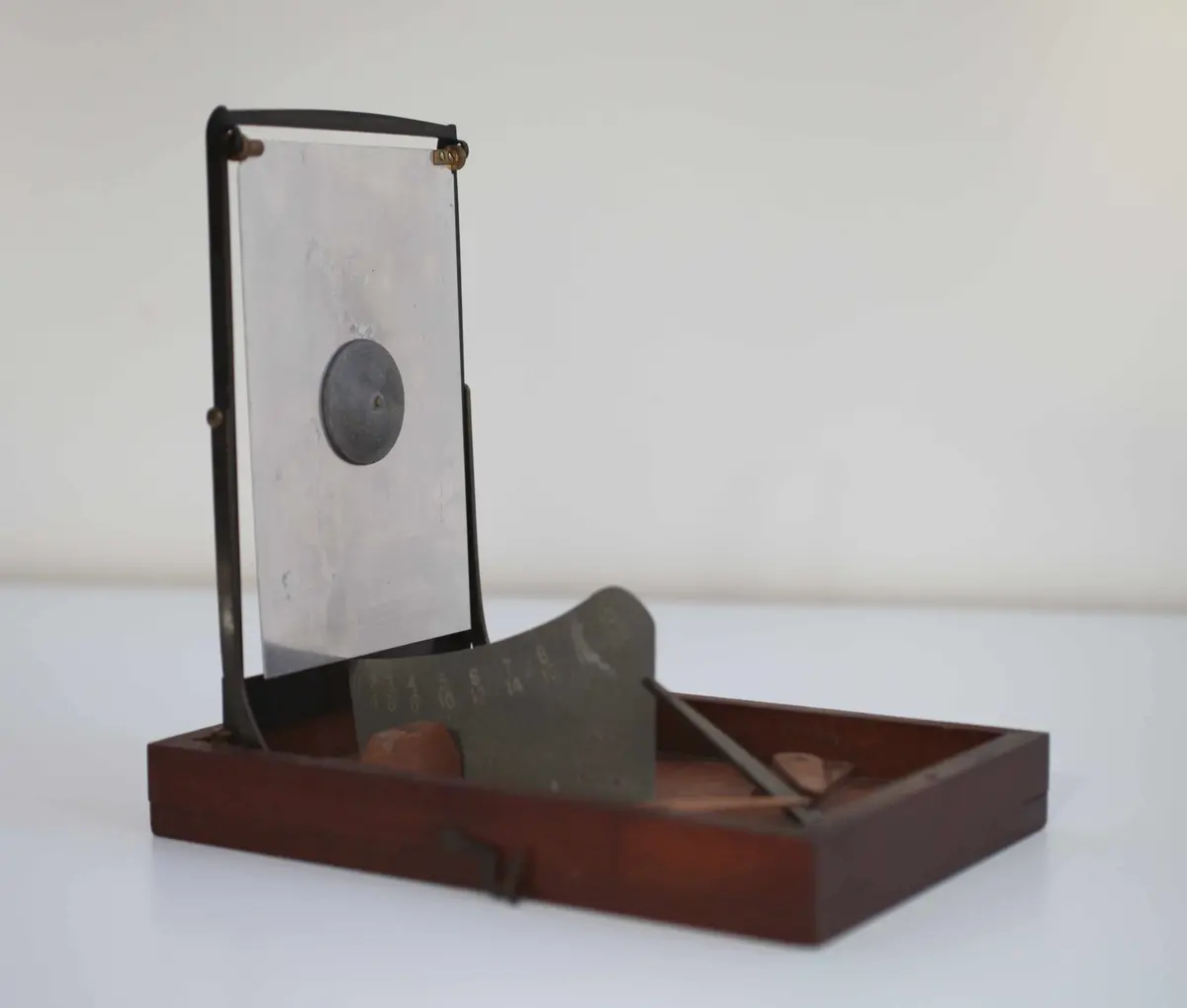 Late Victorian Swinging Plate Anemometer By Aw Gamage Ltd London 1