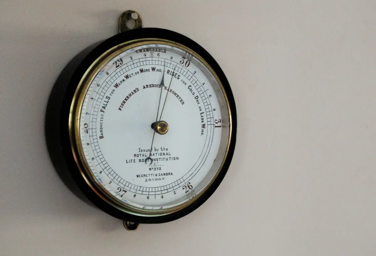 Mid-Victorian Fisherman's Rnli Aneroid Barometer By Negretti & Zambra - No 373 2