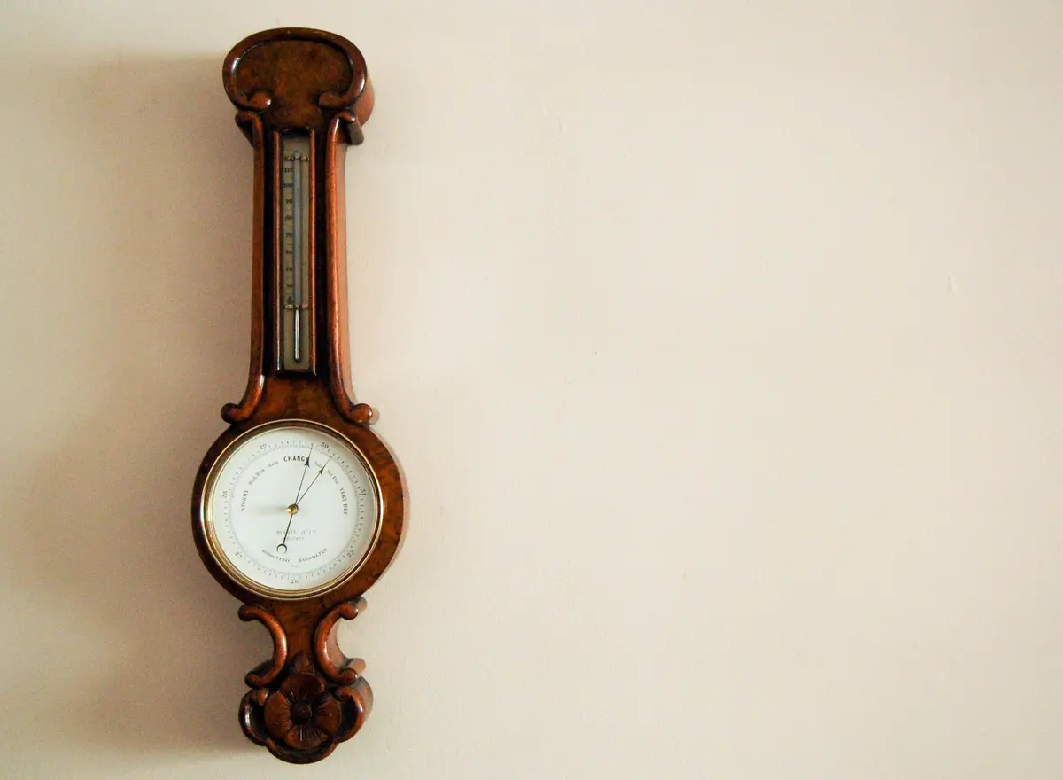 Victorian Walnut Cased Miniature Wheel Barometer By Riddel & Co Belfast 1