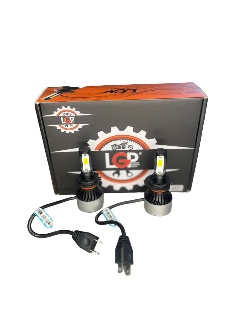 Lgp H4 Hi/Lo 9000Lm 6500K 72 W Led Automotive Headlight Bulbs Auto Conversion Driving Lamp (Cool White Light) (H4) For All Cars- 1 Year Warranty 1