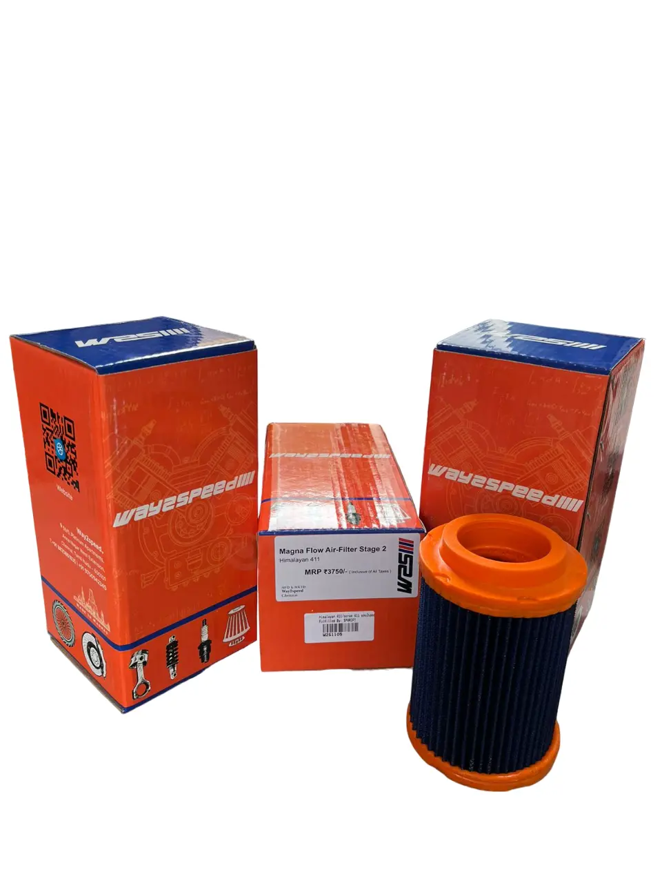 Way2speed Performance Air Filter For Re Himalayan 411 /Scram 411 - Magna Flow 1