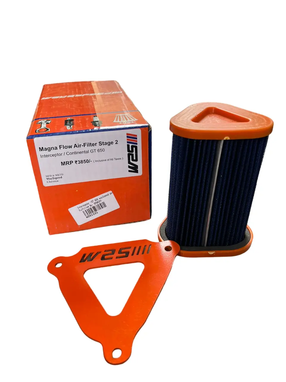 Way2speed Performance Air Filter For Re Interceptor 650/Continental Gt 650 1