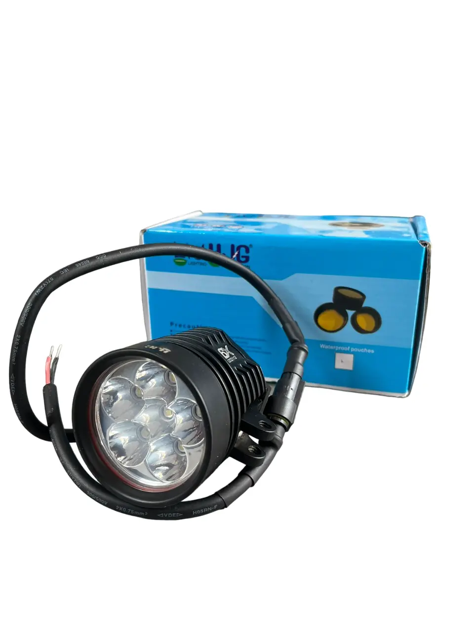 Liu Hjg L6x 60W Cree 6 Led Fog Light Auxiliary For Motorcycles  (Set Of 2) - White Lens Only 1