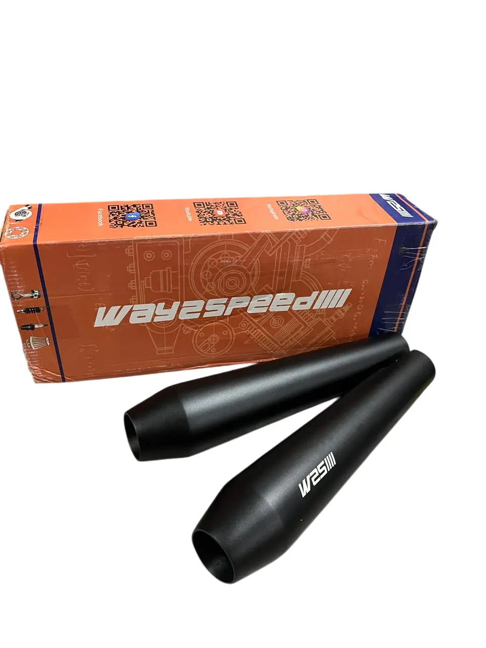 Re Interceptor 650 / Continental Gt 650 Way2speed Performance Phantom Exhaust ( Matte Black) 1