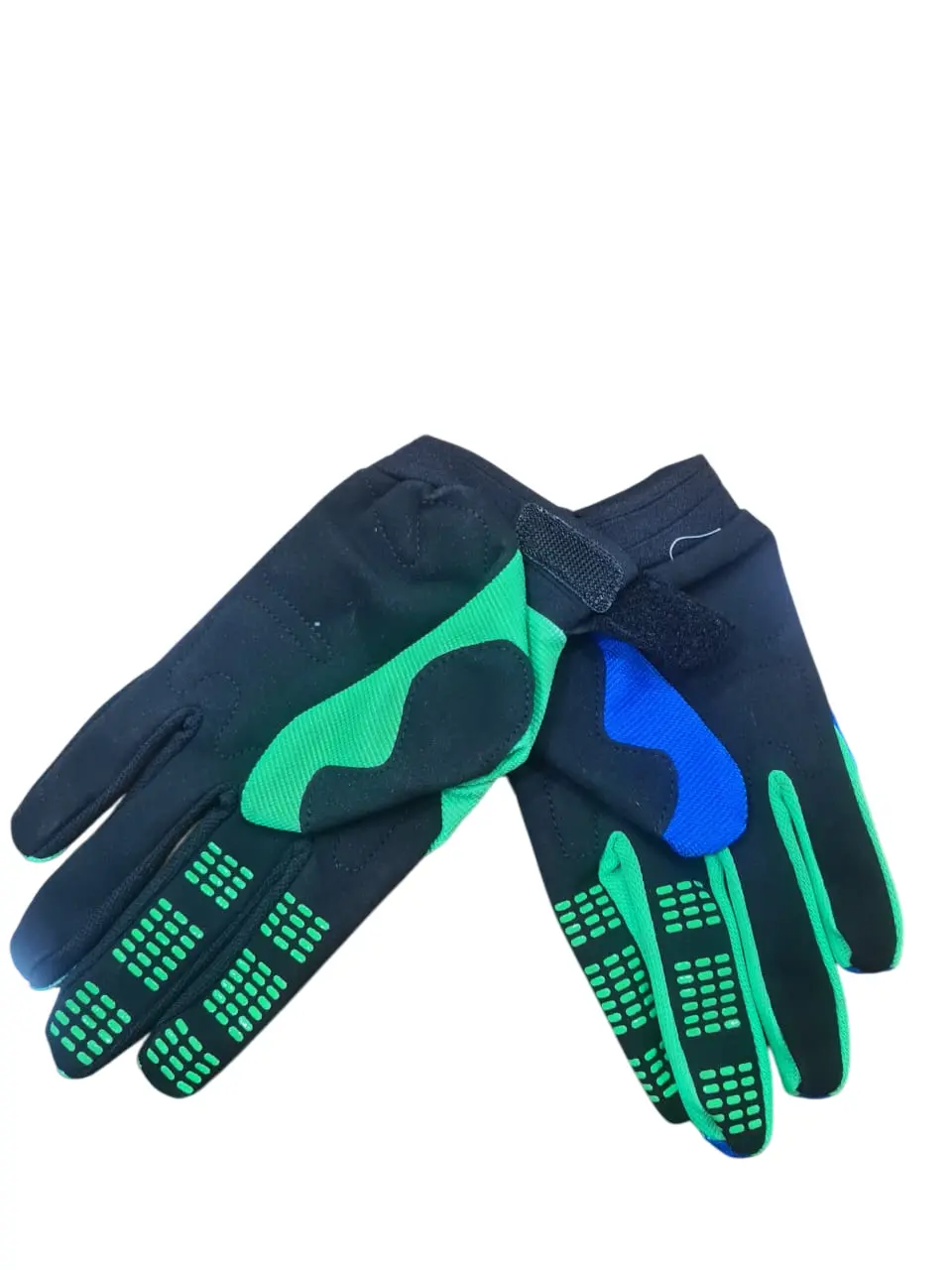 Dirtpaw Motocross Gloves  F.O.X  -  Green Blue 1