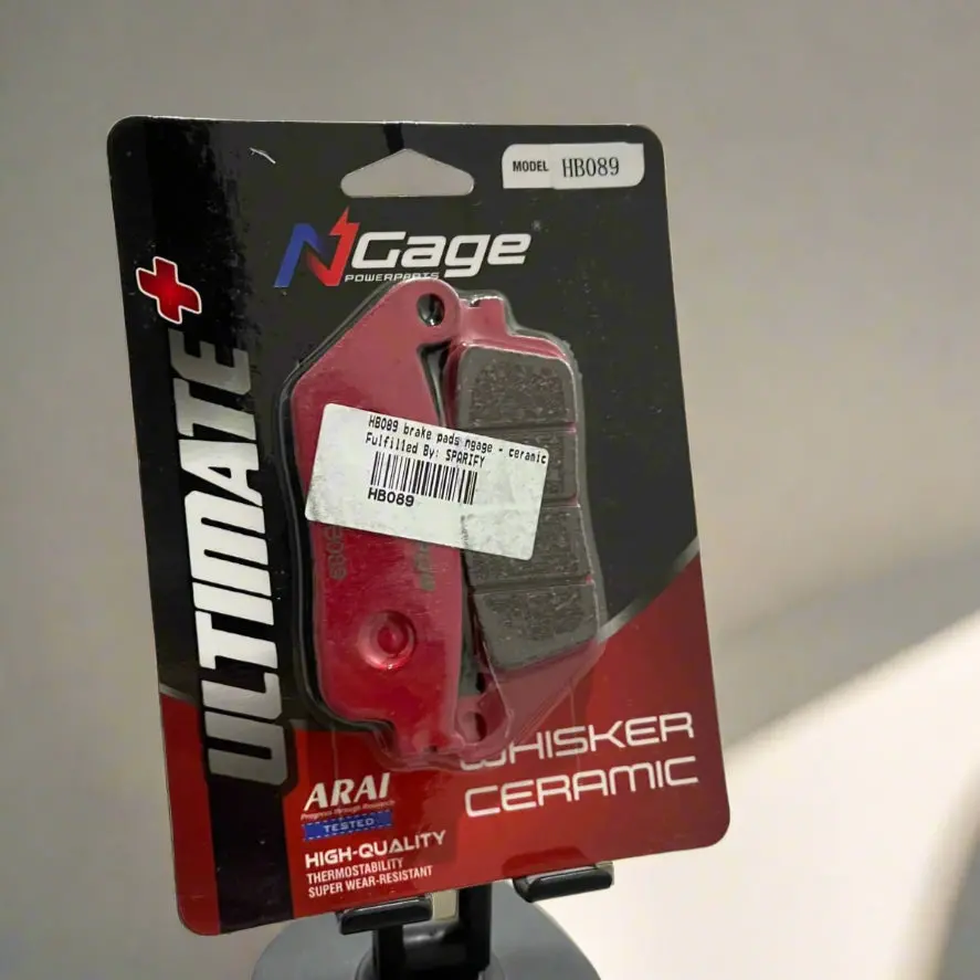 Cb H’Ness 350/ Cb 350 / Cb 350Rs | Front Whisker Ceramic Ultimate + Brake Pads | Ngage Powerparts 1