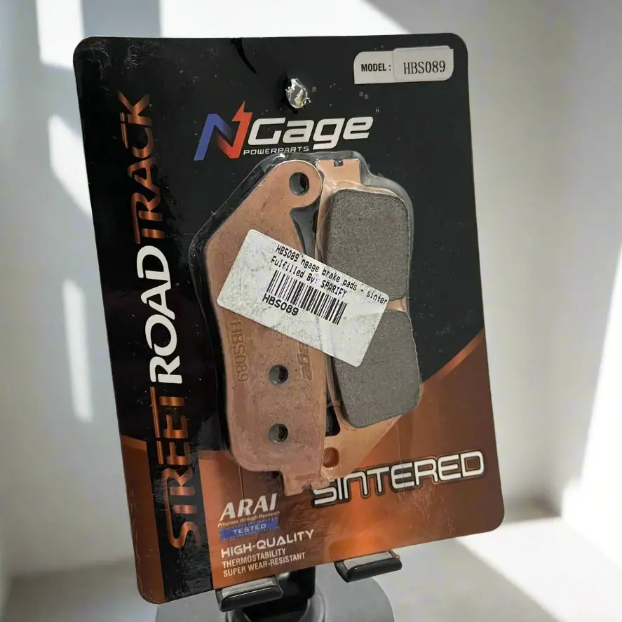 Triumph Bonneville T 120 / T100 , Street Twin , Tiger 800 | Front Sintered Brake Pads | Ngage Powerparts - Arai Certified For Extreme Performance 1