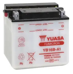 Yuasa Battery Yumicron Yb16b-A1 Part# Yuam22161 1
