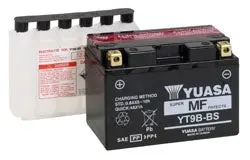 Yuasa Battery Maintenance Free Agm Yt9b-Bs Part# Yuam629b4 1