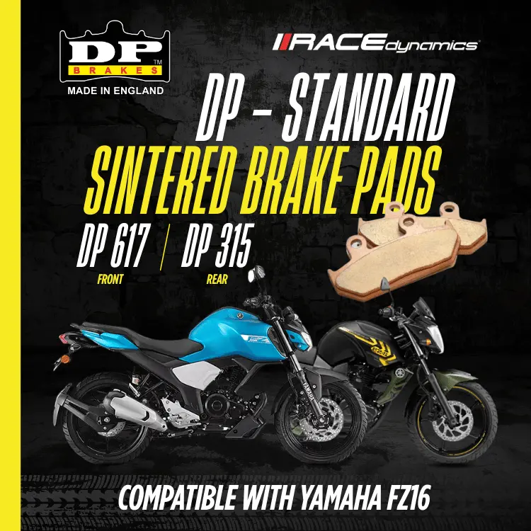 Dp Sintered Brake Pads For Yamaha Fz 16 - Standard 1
