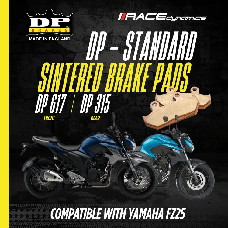 Dp Sintered Brake Pads For Yamaha Fz 25 - Standard 1