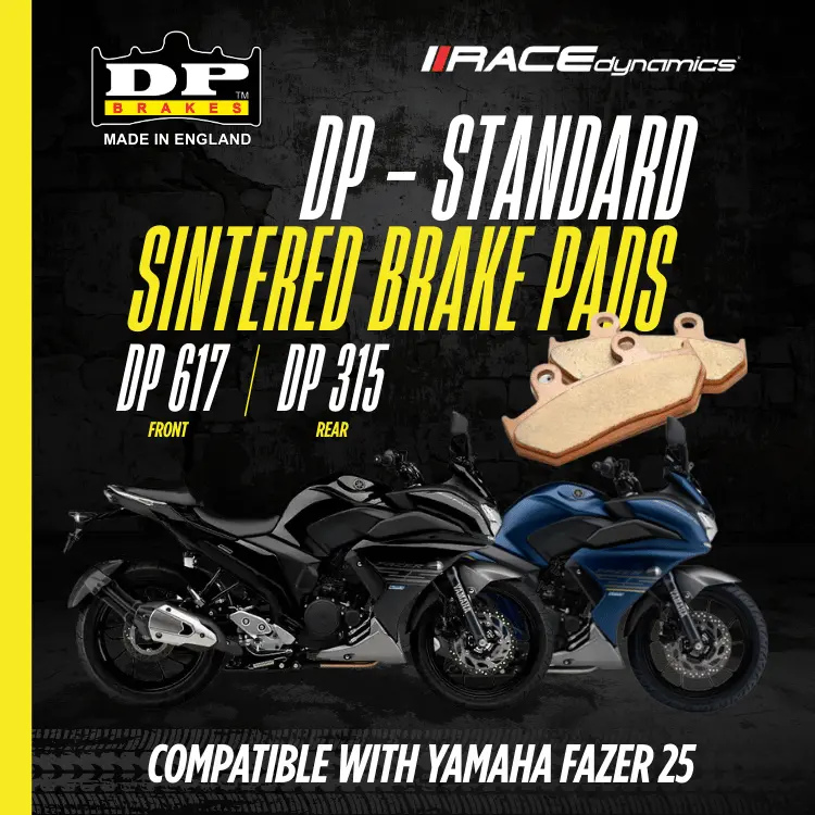 Dp Sintered Brake Pads For Yamaha Fazer 25 - Standard 1