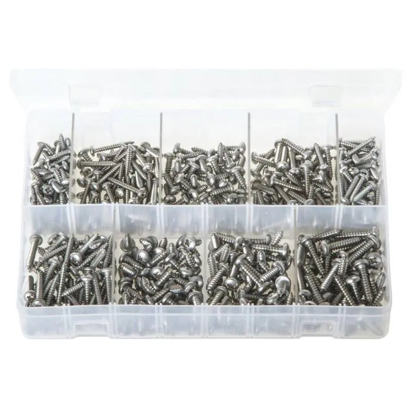 Assorted Box Self-Tappers A2 S/S Pan Pozi Qtyx450 Pg.12,148 1