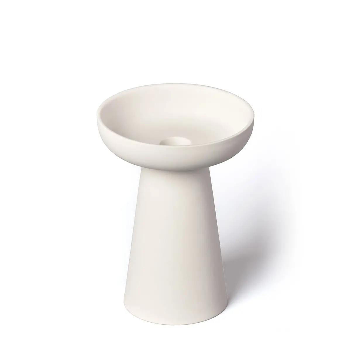 Aery Living | Porcini Candle Holder Large | White - Lc 1