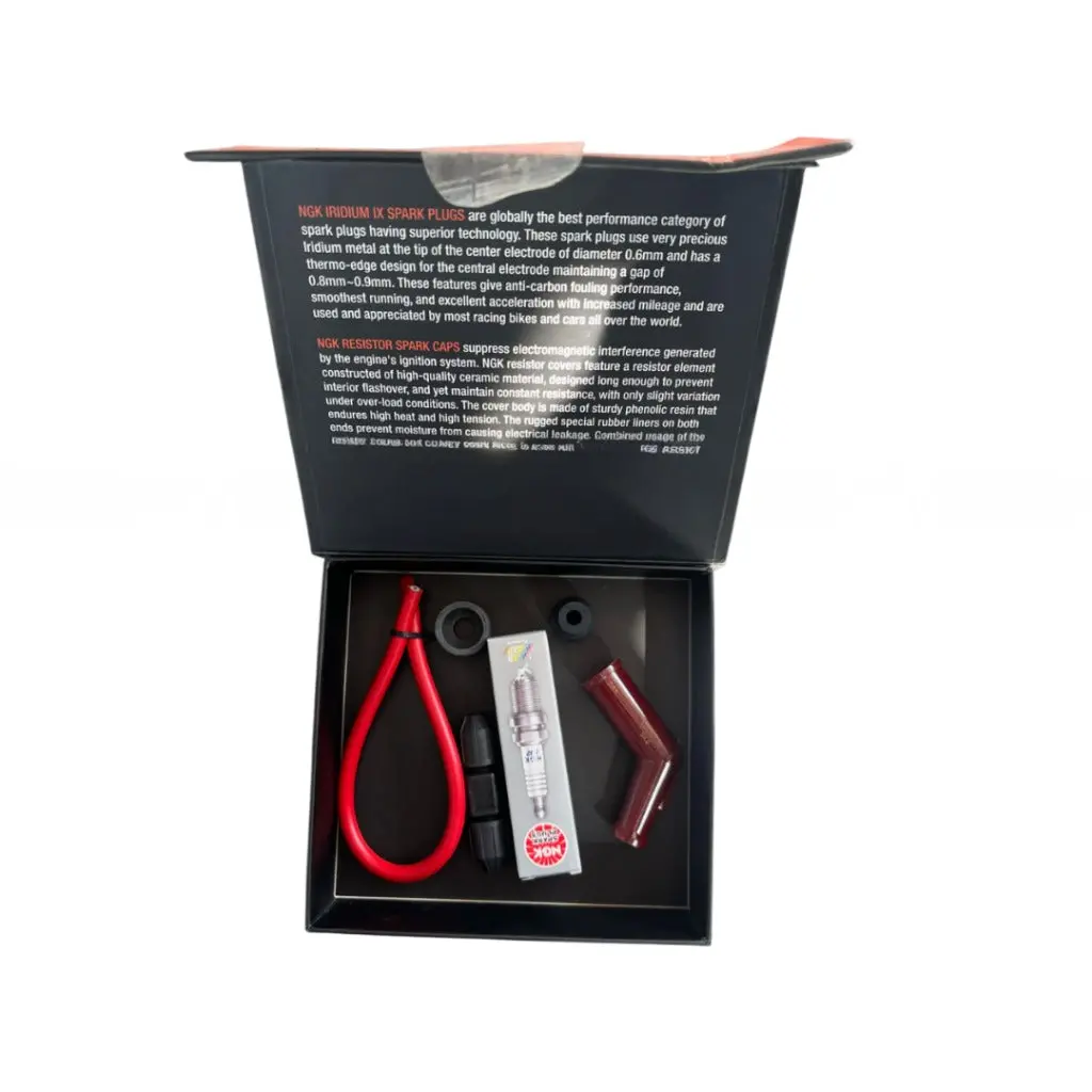 Hero Xpulse 200 4V / Pro / Rally| High Performance | Spark Plug Cable Kit | Resistor Spark Caps 1